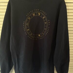 Greta Van Vleet band tour Black Crewneck Sweater